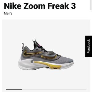 Nike Zoom Freak New condition worn once but not right fit. No box.